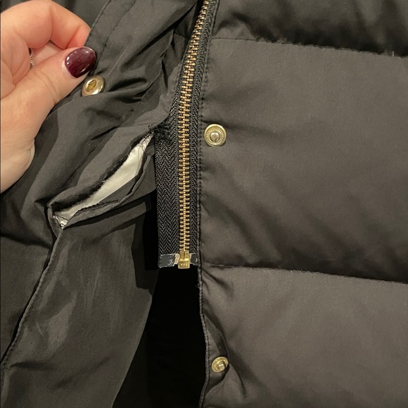 J. Crew Women's Charcoal Puffer Coat - Picture 9 of 14